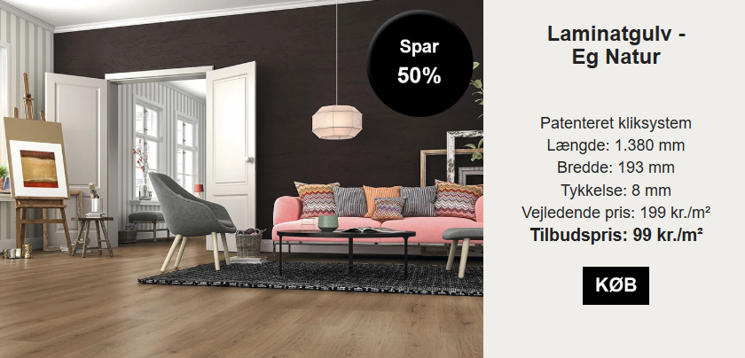 Laminatgulv Eg Natur
