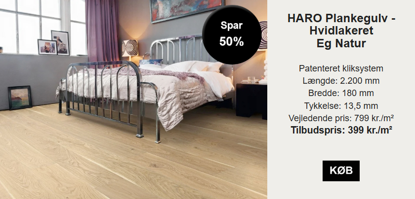 Hvidlakeret Eg Natur