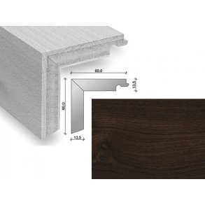 HARO Trappeforkant plank - Afrikansk Eg med klar matlak
