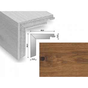 HARO Trappeforkant plank - Brstet Rget Eg med klar olie