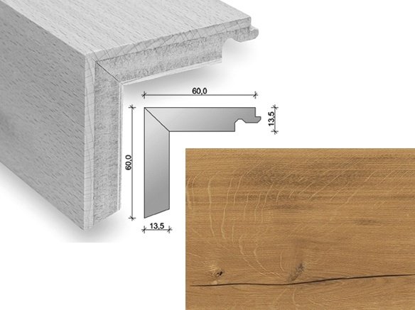 HARO Trappeforkant plank - Brstet Eg med olie