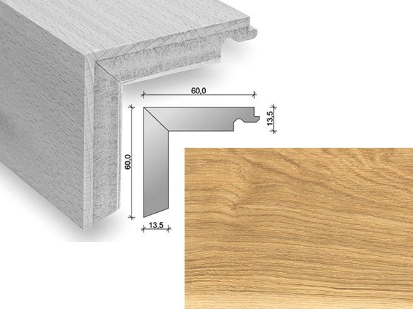 HARO Trappeforkant plank - B�rstet Eg med klar olie