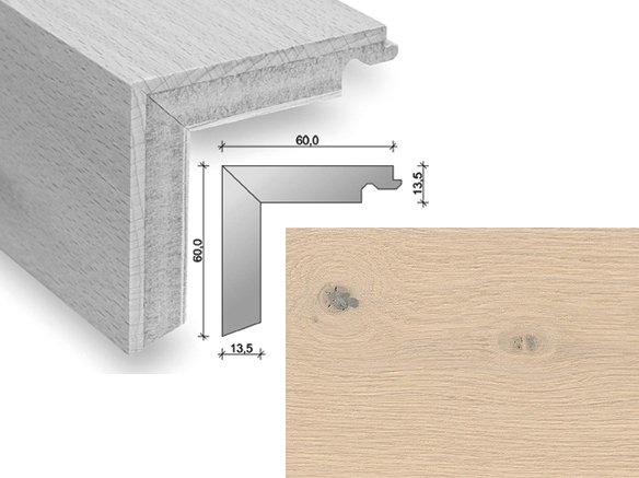 HARO Trappeforkant plank - Eg Puro Snow med olie