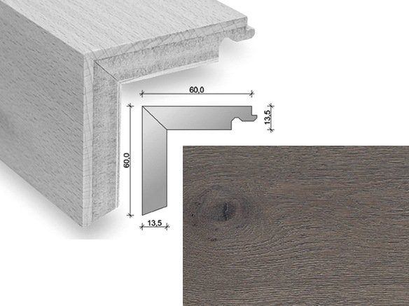 HARO Trappeforkant plank - Eg Puro Vulcano med olie