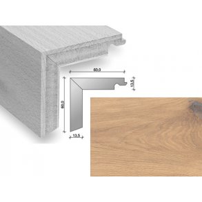 HARO Trappeforkant plank - Brstet Eg med hvid olie