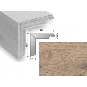 HARO Trappeforkant plank - Tobaksgr eg med olie