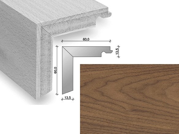 HARO Trappeforkant plank - Amerikansk Valn�d med matlak