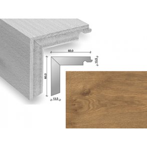 HARO Trappeforkant plank - Rget Eg med matlak