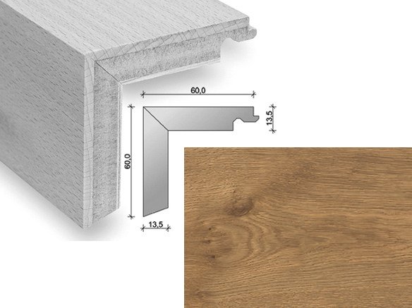 HARO Trappeforkant plank - R�get Eg med matlak