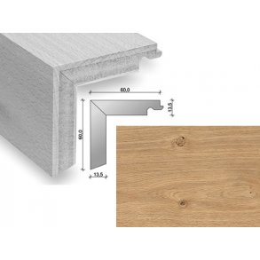 HARO Trappeforkant plank - Brstet Eg med matlak