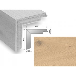 HARO Trappeforkant plank - Brstet Eg Sand Natur med matlak