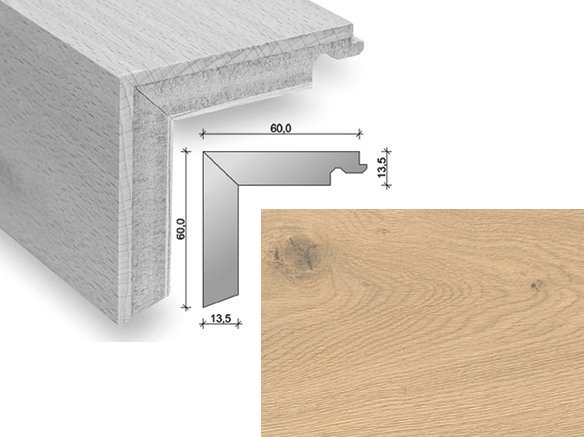 HARO Trappeforkant plank - Brstet Eg Sand Natur med matlak