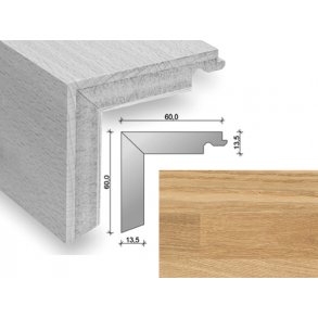 HARO Trappeforkant 3-stav - Eg Trend med klar matlak