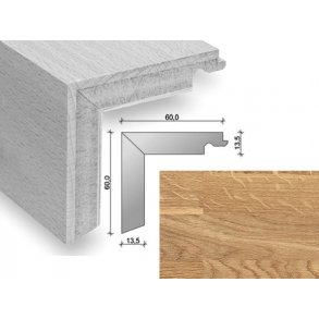 HARO Trappeforkant 3-stav - Eg Tundra med klar matlak