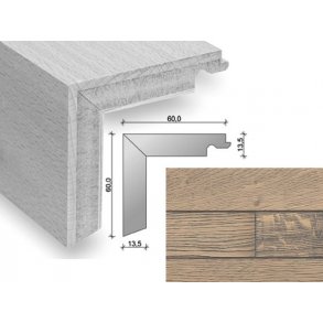 HARO Trappeforkant 3-stav - Eg Tobaksgr med olie