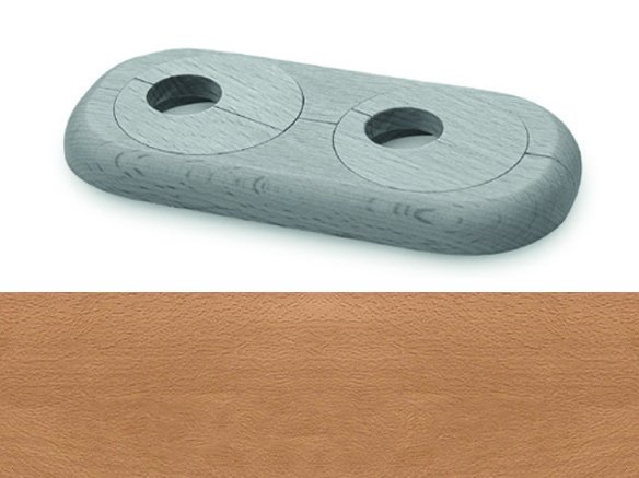 HARO Dobbelt radiatorroset 19 mm - Bg