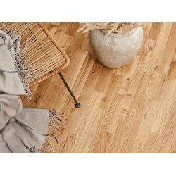 Parketgulv 3-stav - Eg Accent med klar matlak - Bredde 190 mm