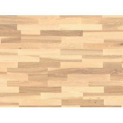 HARO Parketgulv 3-stav - Brstet Ask Favorit Lysehvid med naturaDur matlak - Bredde 180 mm 