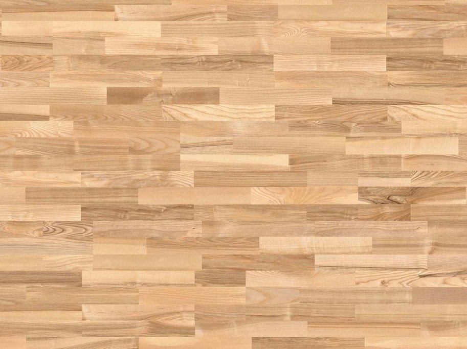 HARO Parketgulv 3-stav - Brstet Ask Favorit med klar naturaDur matlak - Bredde 180 mm 