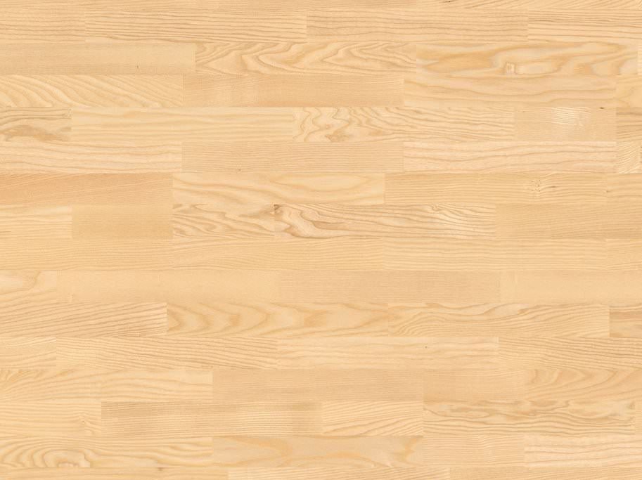 HARO Parketgulv 3-stav - Brstet Ask Trend med klar naturaDur matlak - Bredde 180 mm 