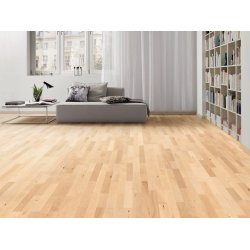 HARO Parketgulv 3-stav - Canadisk Ahorn Favorit med naturaDur matlak - Bredde 180 mm 