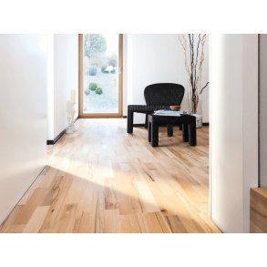 HARO Parketgulv 3-stav - Dampet Bg Favorit med klar naturaDur matlak - Bredde 180 mm 