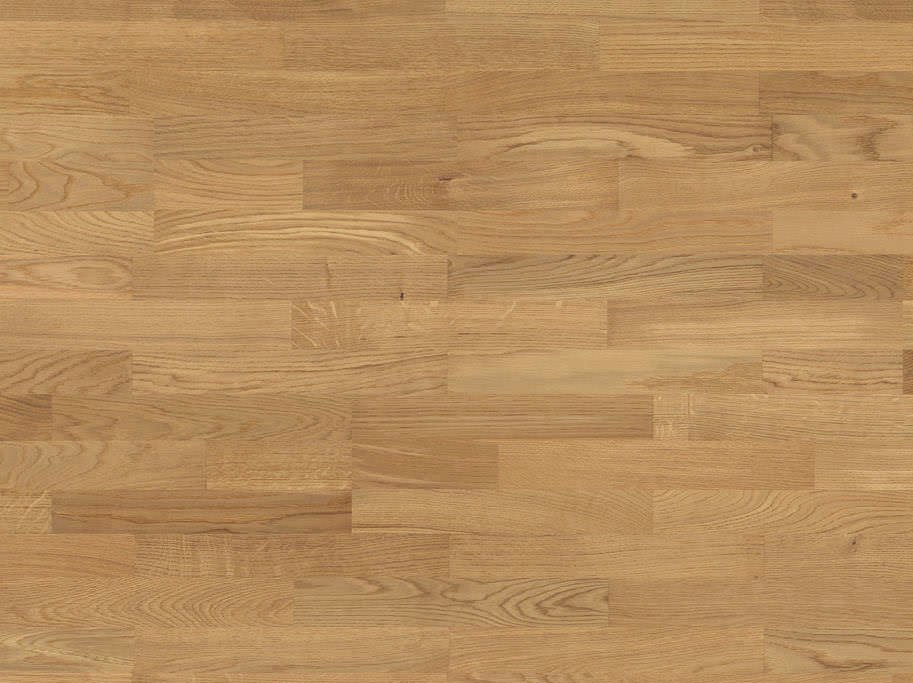 HARO Parketgulv 3-stav - Brstet Eg Naturale med klar naturaDur matlak - Bredde 180 mm 