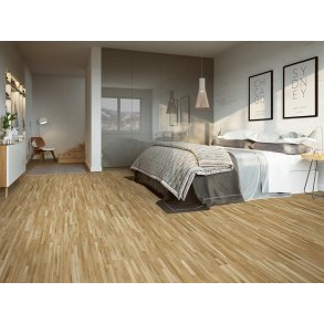 6-stavs Design Parket - Eg Standard med klar matlak - Bredde 180 mm