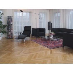 Stavparket - Brstet Eg Exquisit med klar olie - 500 x 70 x 11,5 mm - 6 mm slidlag