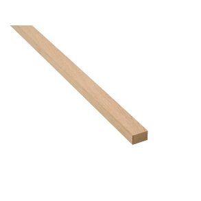 Avslutningslista till akustikpanel - Obehandlad Ek - Brun MDF - 27 mm