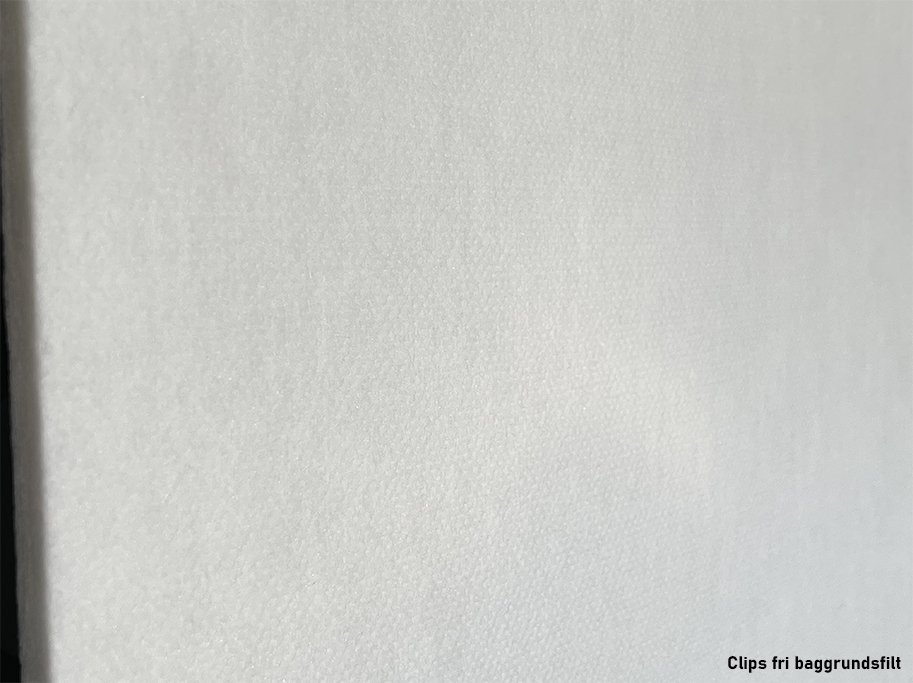 Akustikpanel - Hvid m. hvid baggrund - 60 x 240 cm