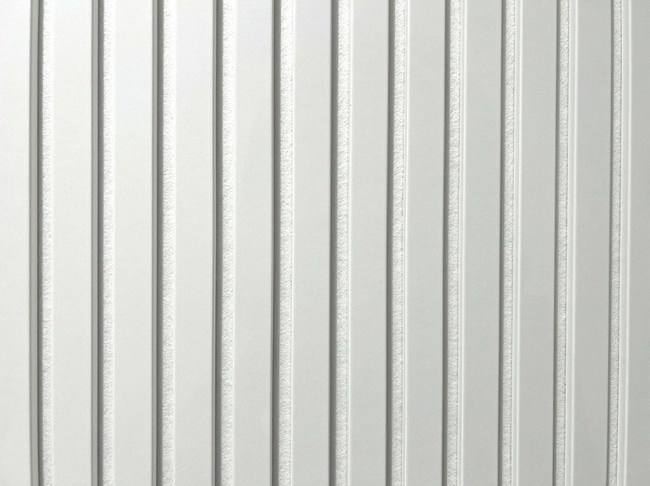 Akustikpanel - Hvid m. hvid baggrund - 60 x 240 cm