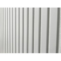 Akustikpanel - Hvid m. hvid baggrund - 60 x 240 cm