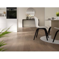 Bjelin Plankegulv - Woodura Eg BOHULT 3.0 S med Earth Grey pro matlak - Bredde 151 mm