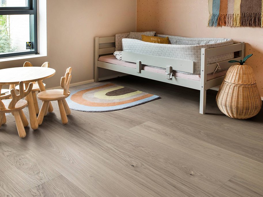 Bjelin Plankegulv - Woodura b�rstet Eg BONNARP 3.0 XXL med Earth Grey matlak - Bredde 271 mm