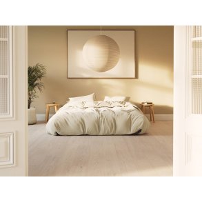 Bjelin Plankegulv - Woodura Eg DALBY 3.0 L med Powder White pro matlak - Bredde 180 mm