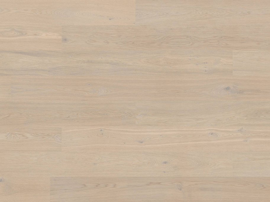 Bjelin Plankegulv - Woodura Eg DALBY 3.0 XL med Powder White pro matlak - Bredde 206 mm