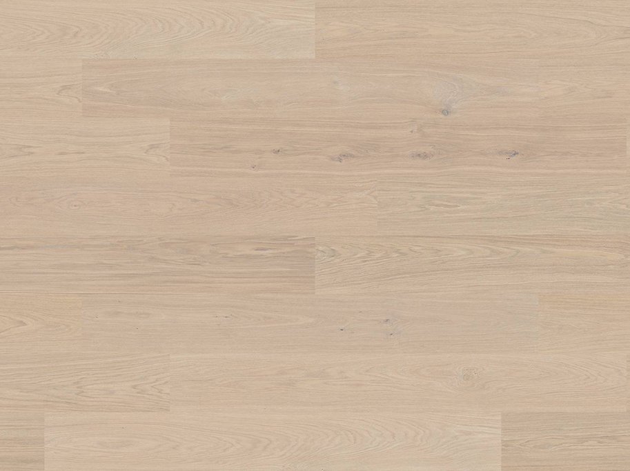 Bjelin Plankegulv - Woodura Eg DALEN 3.0 S med Powder White pro matlak - Bredde 151 mm