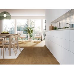 Bjelin Plankegulv - Woodura Eg GANTOFTA 3.0 L med Terra Brown pro matlak - Bredde 180 mm