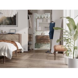 Bjelin Plankegulv - Woodura b�rstet Eg GREVIE 3.0 XL med Earth Grey matlak - Bredde 206 mm