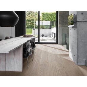 Bjelin Plankegulv - Woodura b�rstet Eg GREVIE 3.0 XXL med Earth Grey matlak - Bredde 271 mm