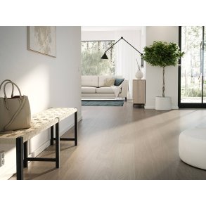 Bjelin Plankegulv - Woodura Eg GRYBY 3.0 L med Earth Grey pro matlak - Bredde 180 mm
