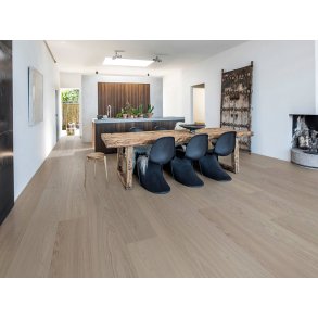 Bjelin Plankegulv - Woodura Eg GRYBY 3.0 XXL med Earth Grey pro matlak - Bredde 271 mm