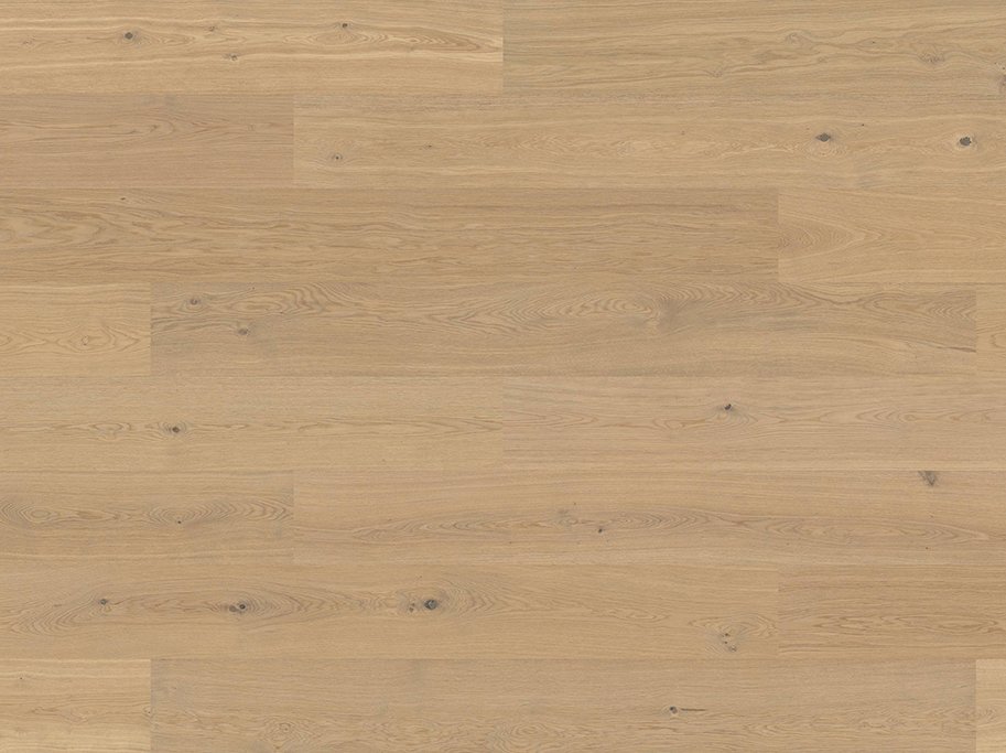 Bjelin Plankegulv - Woodura Eg HASSLARP 3.0 XXL med Misty White pro matlak - Bredde 271 mm