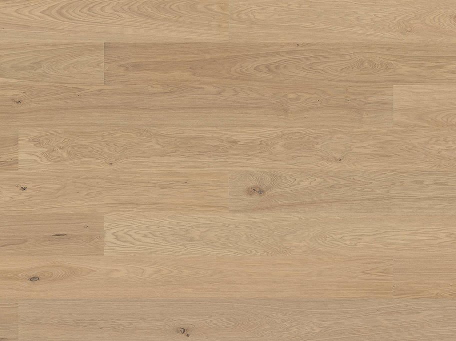 Bjelin Plankegulv - Woodura b�rstet Eg H&Ouml;JA 3.0 XL med Misty White matlak - Bredde 206 mm