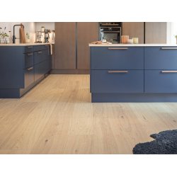 Bjelin Plankegulv - Woodura b�rstet Eg H&Ouml;JA 3.0 XXL med Misty White matlak - Bredde 271 mm