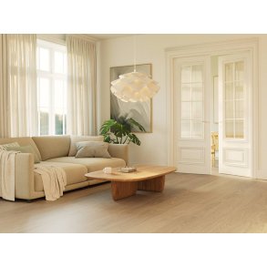 Bjelin Plankegulv - Woodura Eg LOSHULT 3.0 XL med Misty White pro matlak - Bredde 206 mm