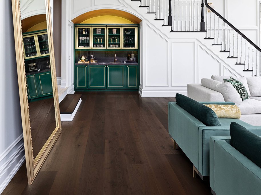 Bjelin Plankegulv - Woodura Eg LUGNET 3.0 XXL med Hard Smoked pro matlak - Bredde 271 mm