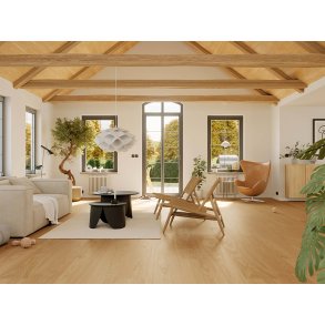 Bjelin Plankegulv - Woodura Eg NORRLIA 3.0 XXL med klar pro matlak - Bredde 271 mm