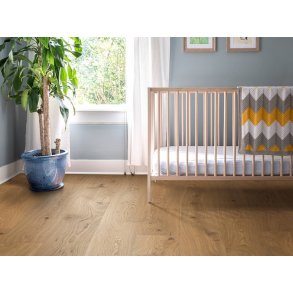 Bjelin Plankegulv - Woodura Eg ONSLUNDA 3.0 XL med Honey pro matlak - Bredde 206 mm